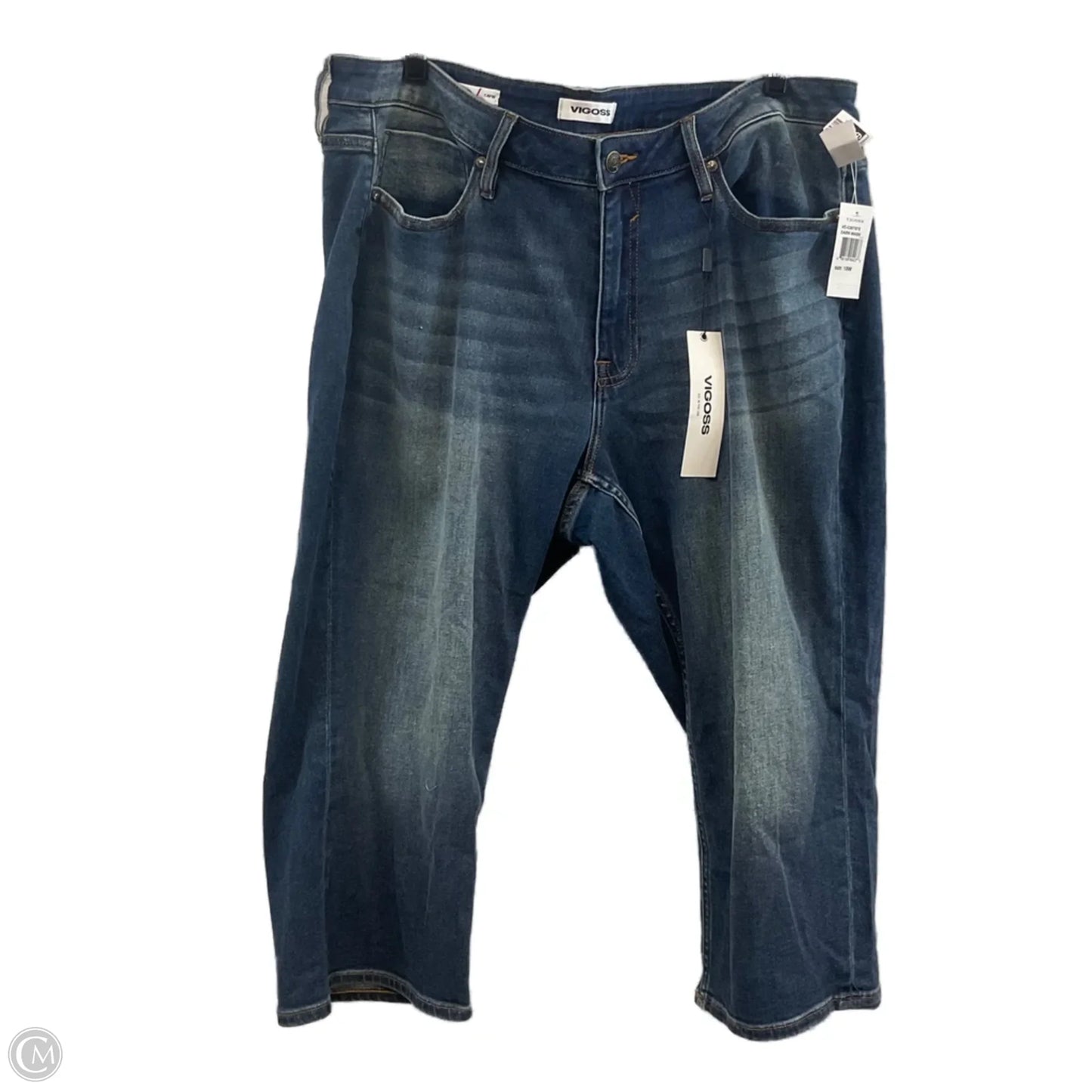 Capris By Vigoss In Blue Denim, Size: 18
