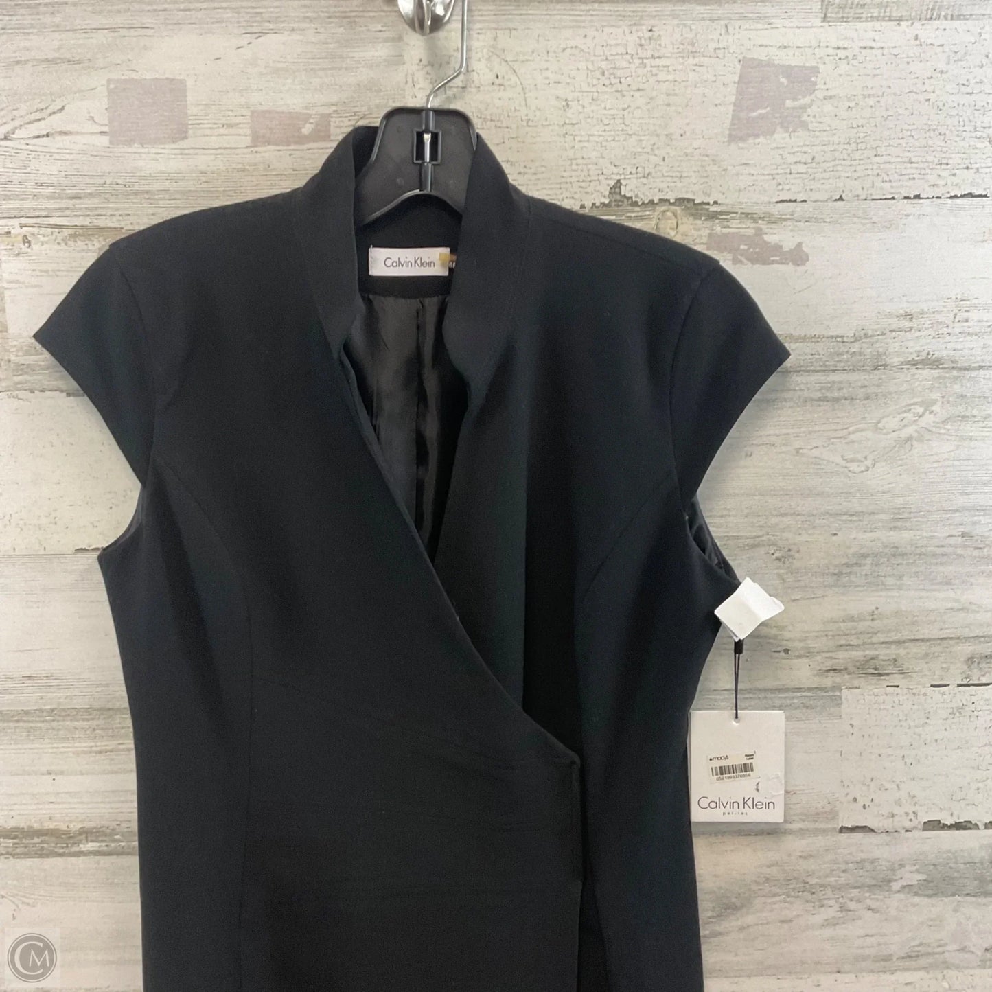 Dress Work By Calvin Klein In Black, Size: Sp