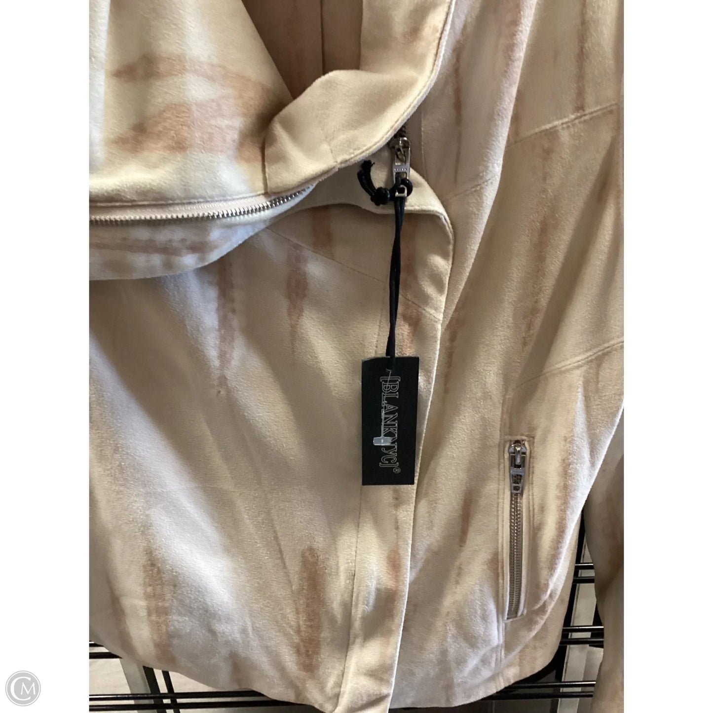 Jacket Moto By Blanknyc In Cream, Size: L
