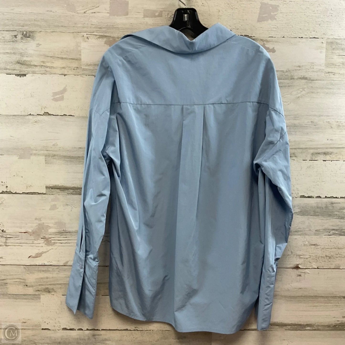 Blouse Long Sleeve By ACHIO In Blue, Size: S