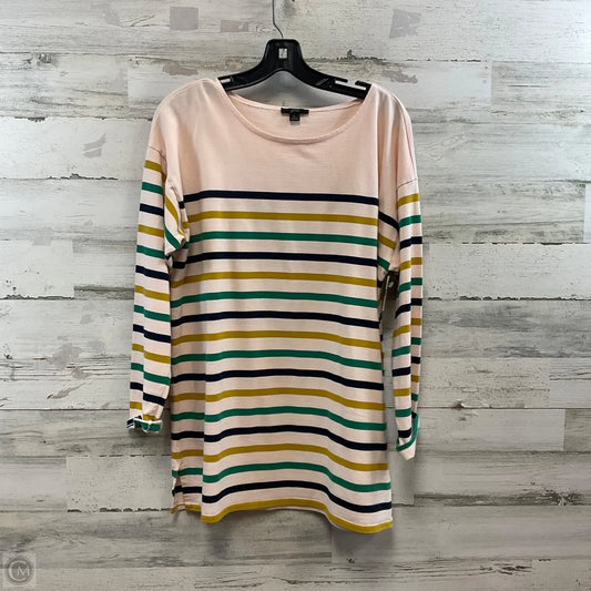 Top Long Sleeve By J. Crew In Peach, Size: L