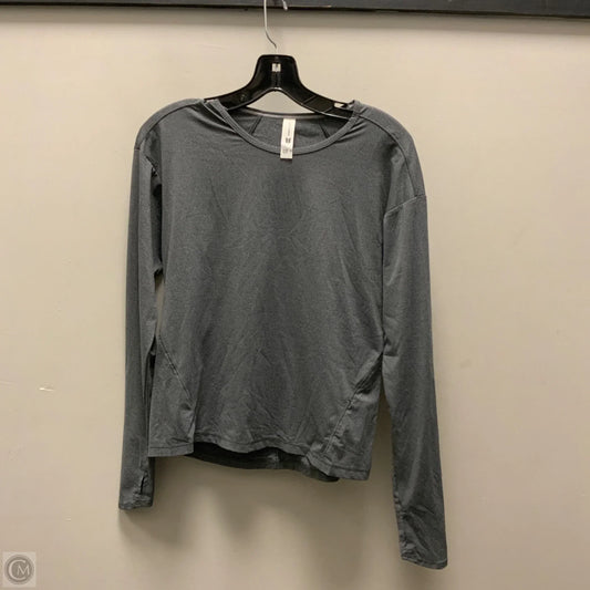 Athletic Top Long Sleeve Crewneck By All In Motion In Grey, Size: Xs