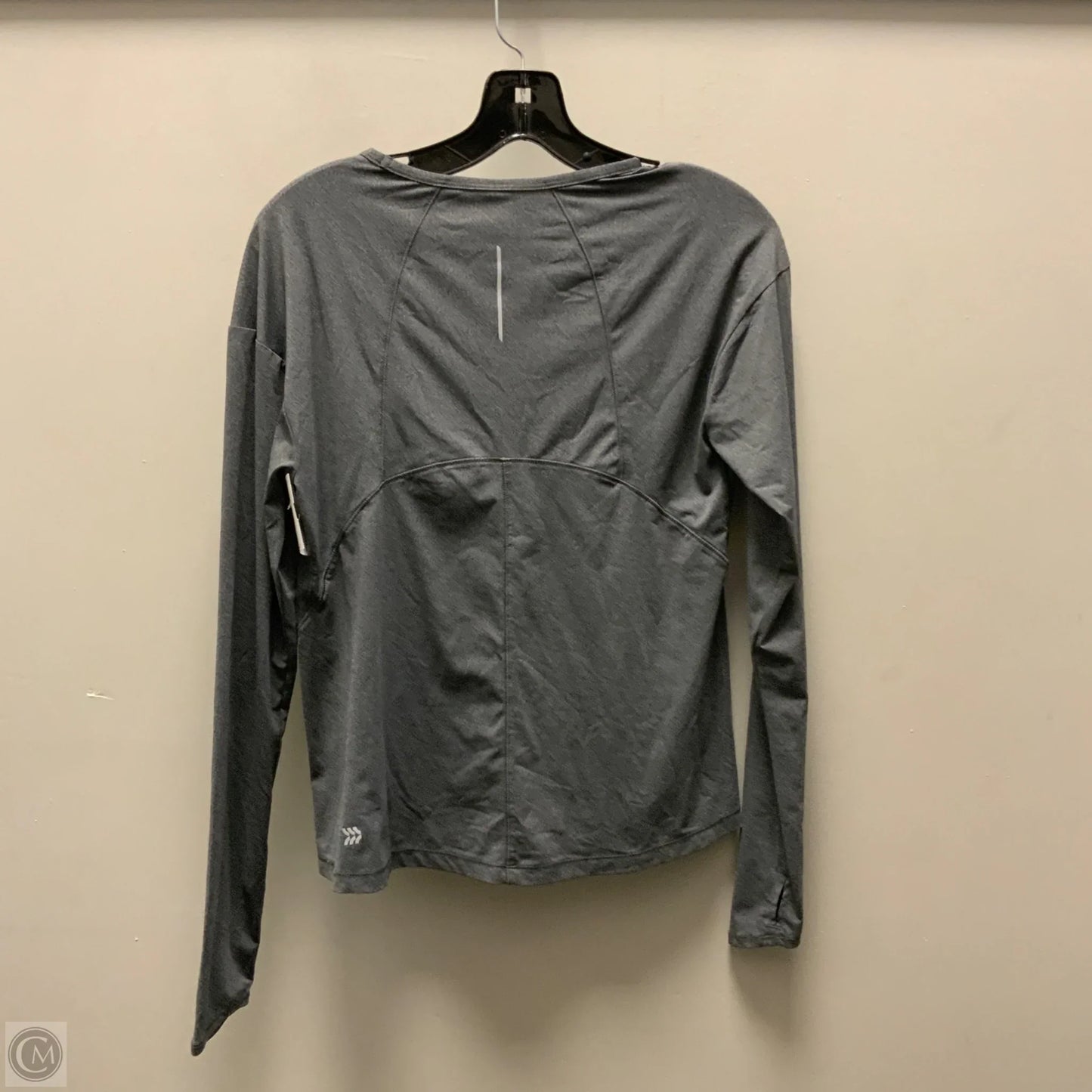 Athletic Top Long Sleeve Crewneck By All In Motion In Grey, Size: Xs