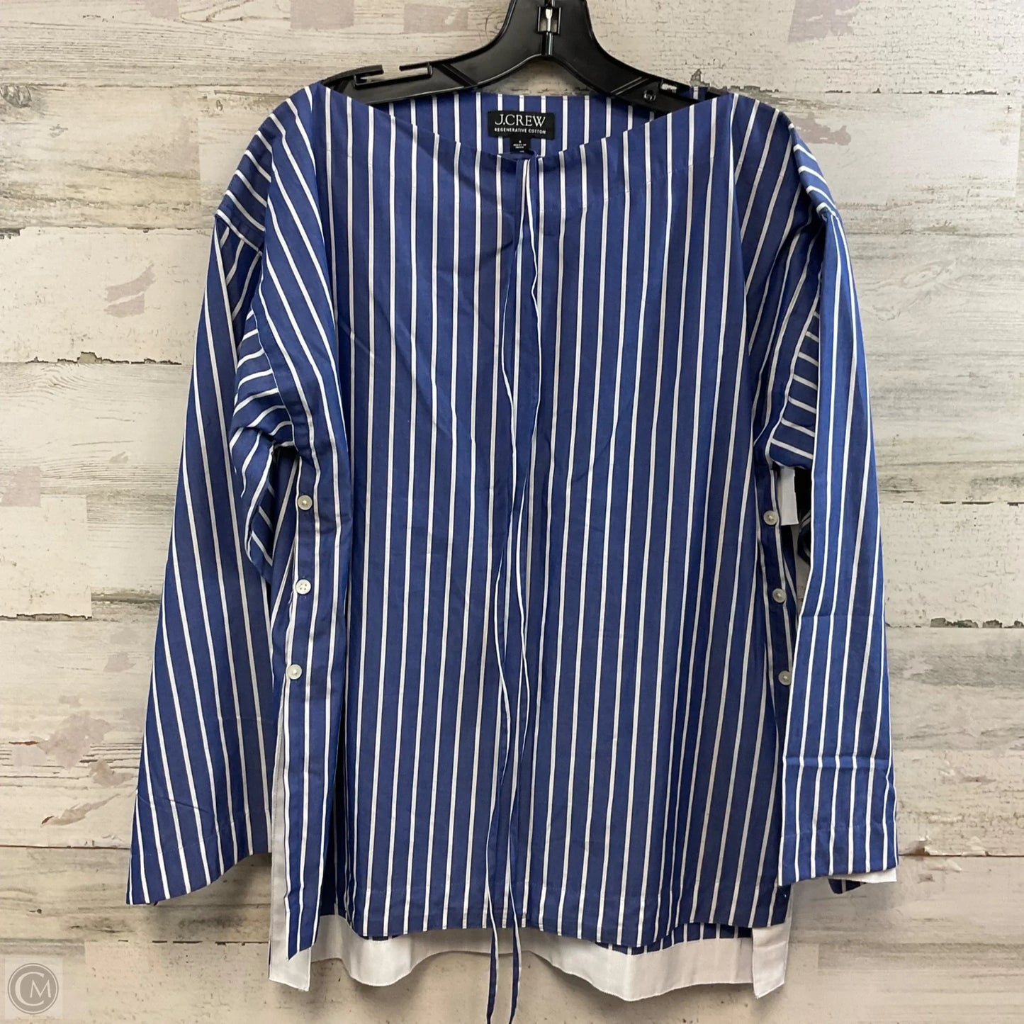 Top Long Sleeve By J. Crew In Blue, Size: S