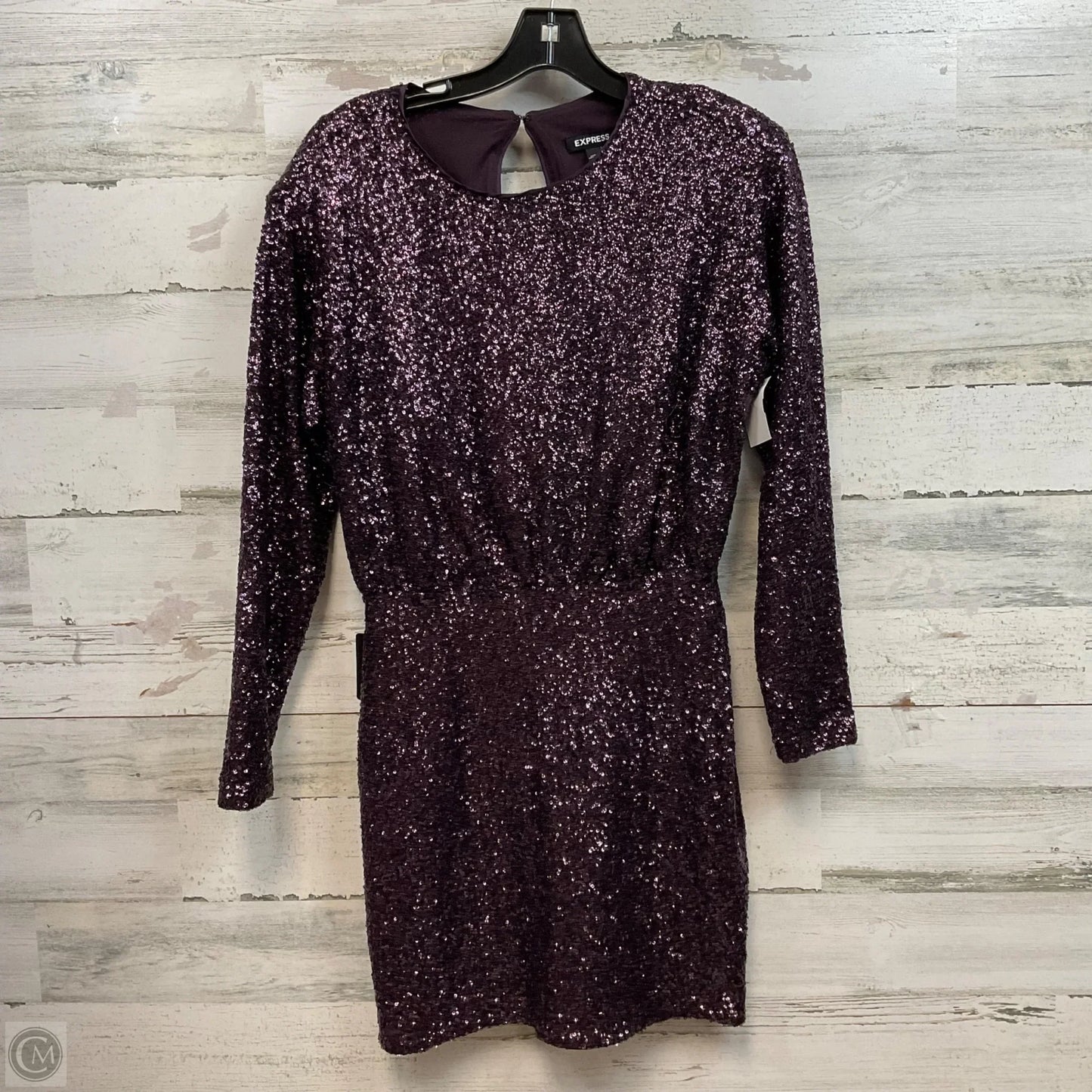 Dress Party Short By Express In Purple, Size: S