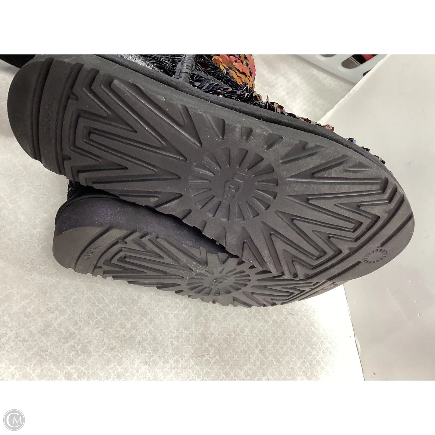 Boots Designer By Ugg In Black, Size: 7