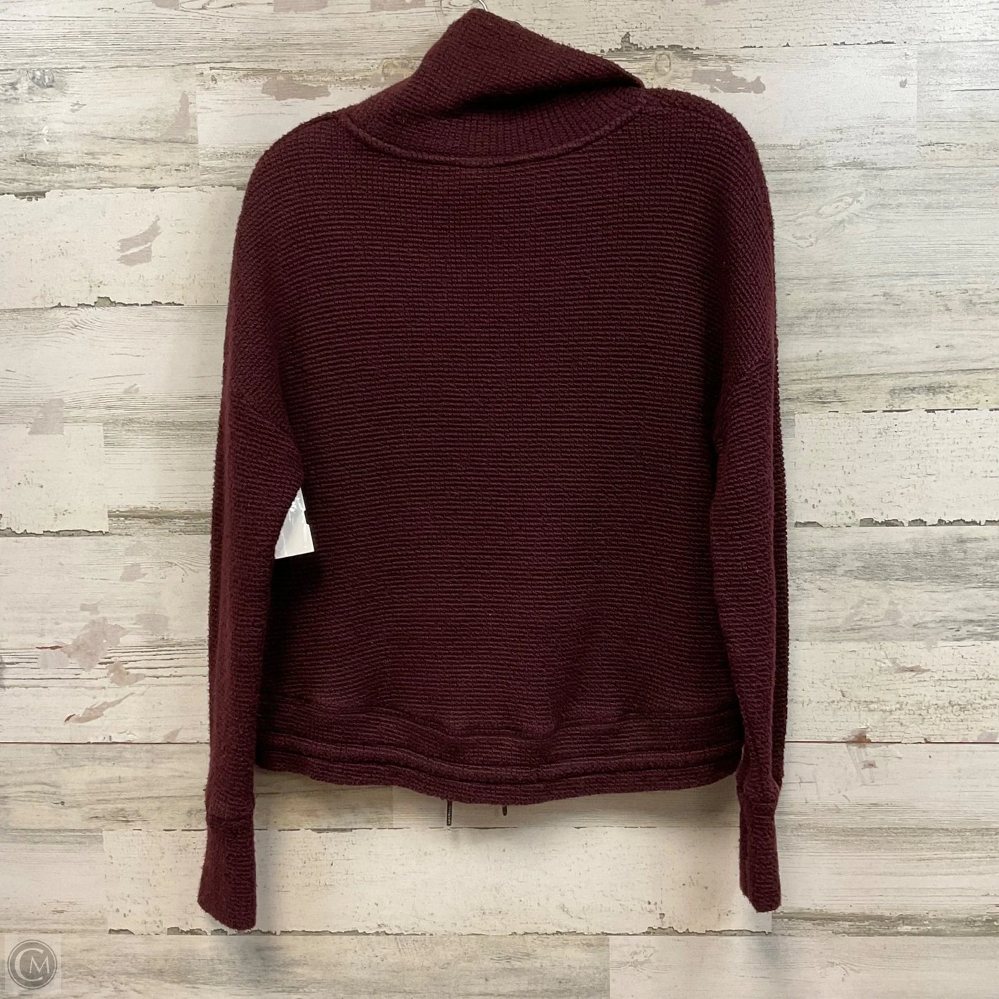 Sweatshirt Collar By Sweaty Betty In Maroon, Size: Xs