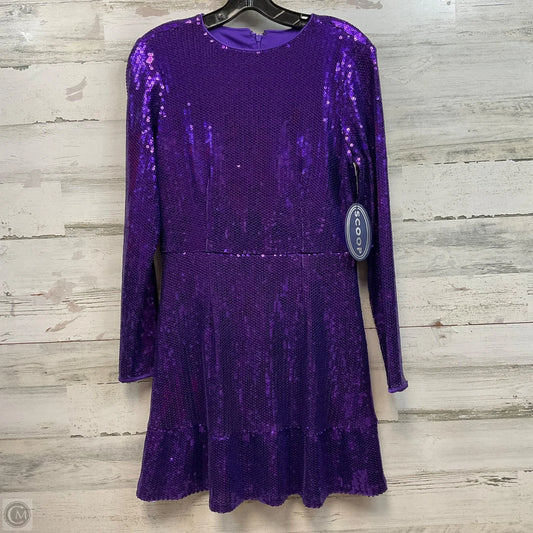 Dress Party Short By Scoop In Purple, Size: S