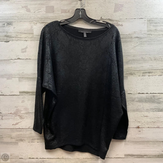 Top Long Sleeve By White House Black Market In Black, Size: Xxs