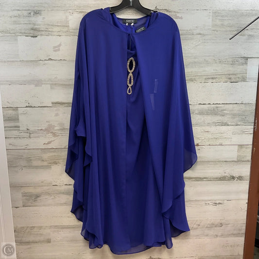 Dress Party Short By IGNITE EVENINGS In Purple, Size: 3x