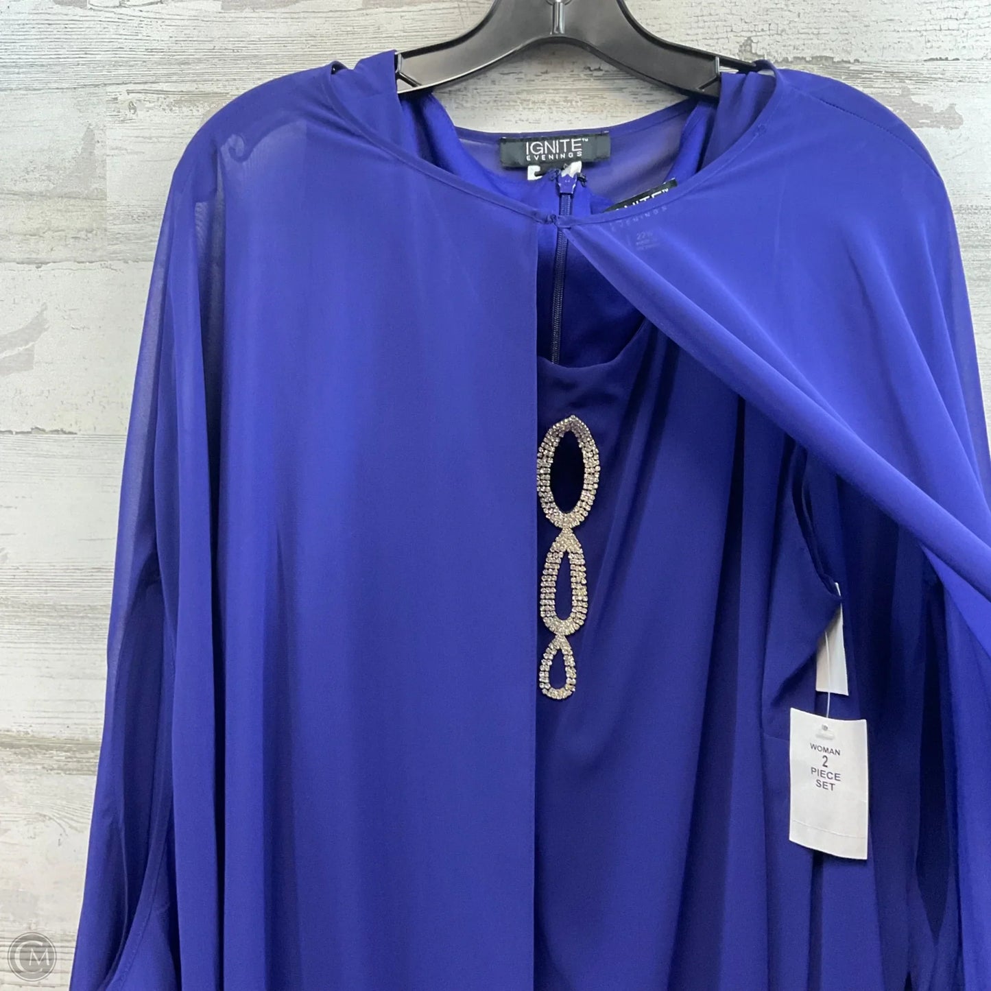 Dress Party Short By IGNITE EVENINGS In Purple, Size: 3x