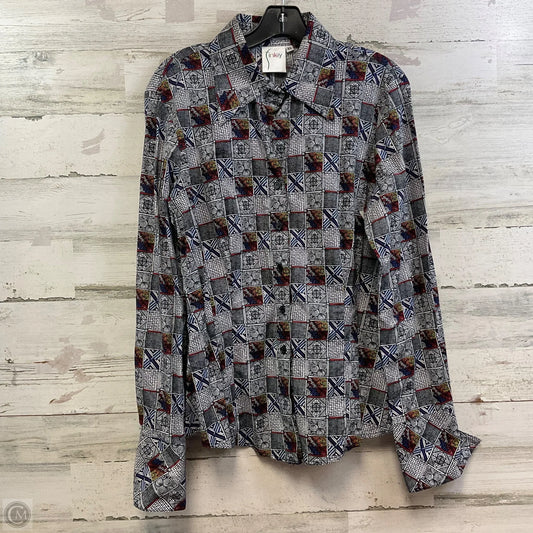 Blouse Long Sleeve By FINLEY In Black, Size: Xl