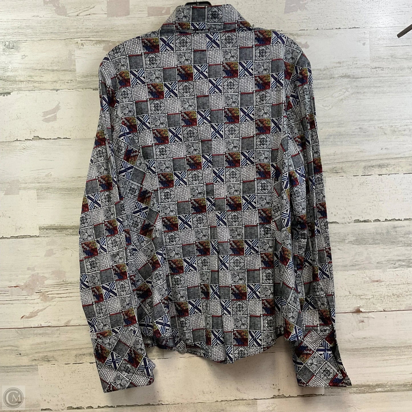 Blouse Long Sleeve By FINLEY In Black, Size: Xl