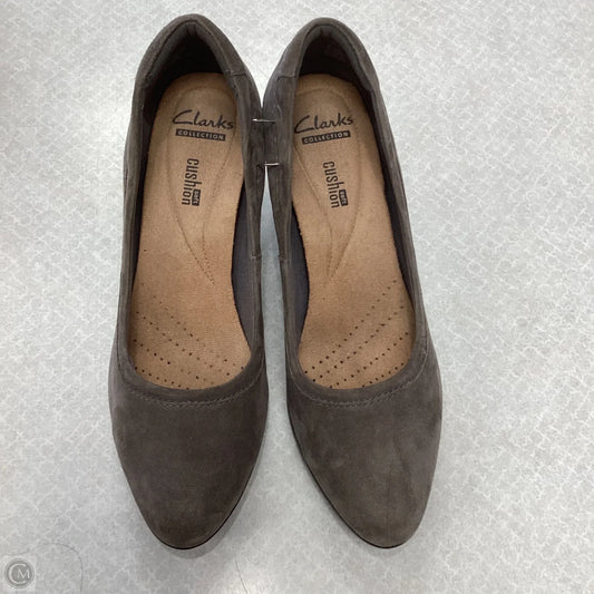 Shoes Heels Stiletto By Clarks In Brown, Size: 7.5