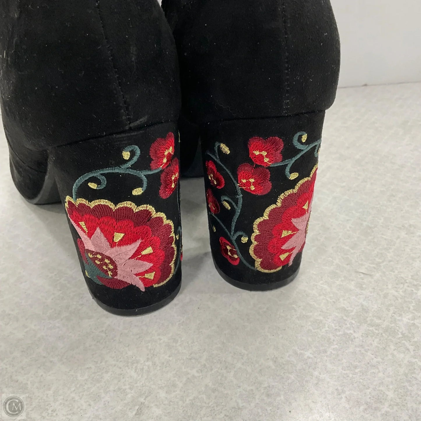 Boots Ankle Heels By Report In Black, Size: 8.5