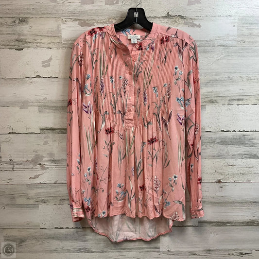 Top Long Sleeve By Sundance In Peach, Size: Xs