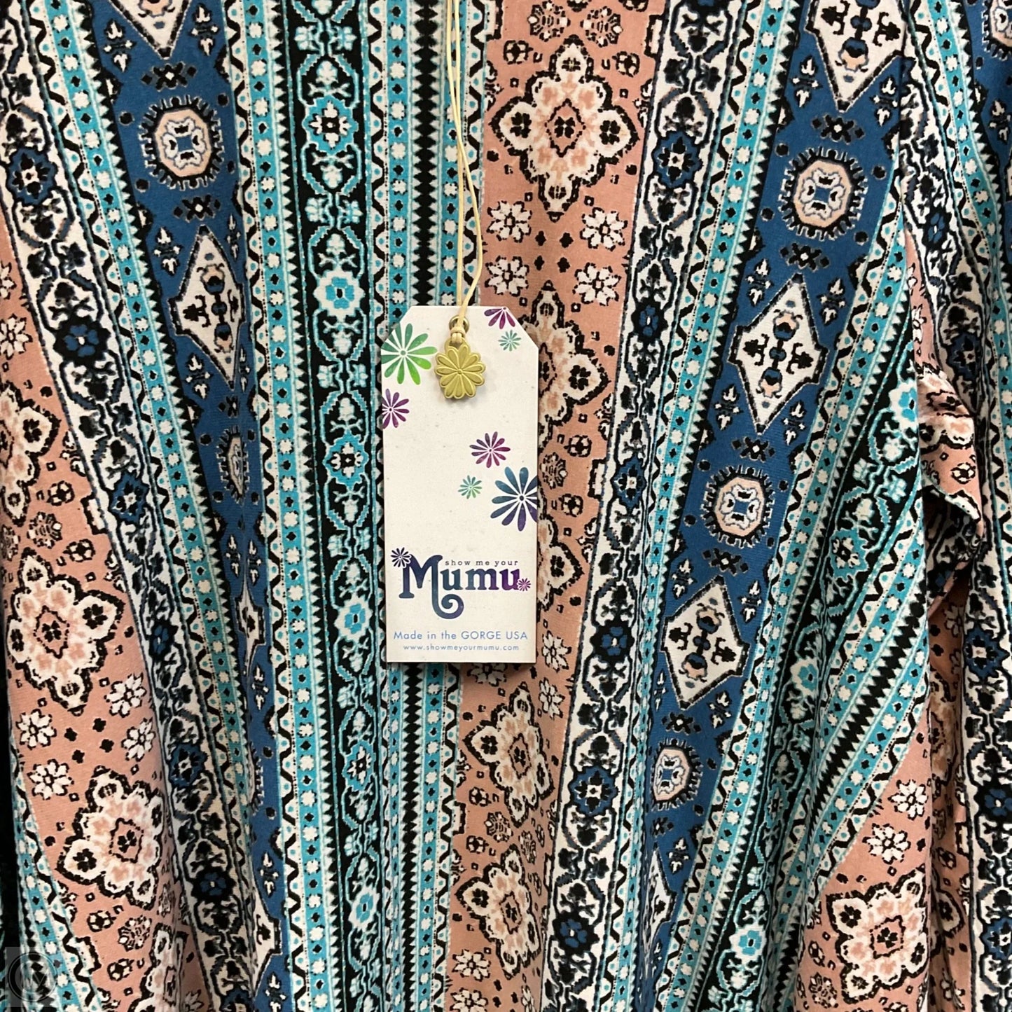 Dress Casual Short By Mumu In Blue, Size: L