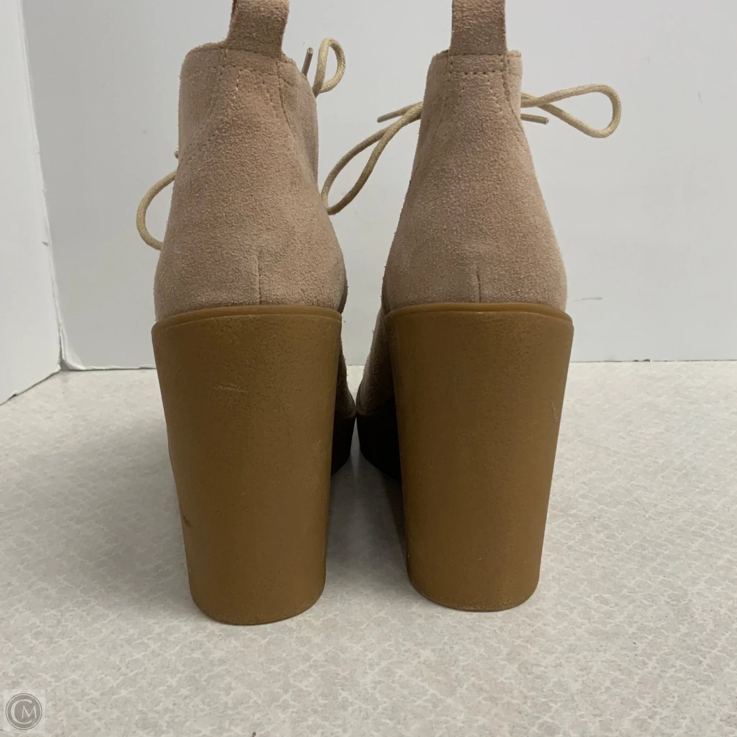 Boots Ankle Heels By Jessica Simpson In Tan, Size: 12