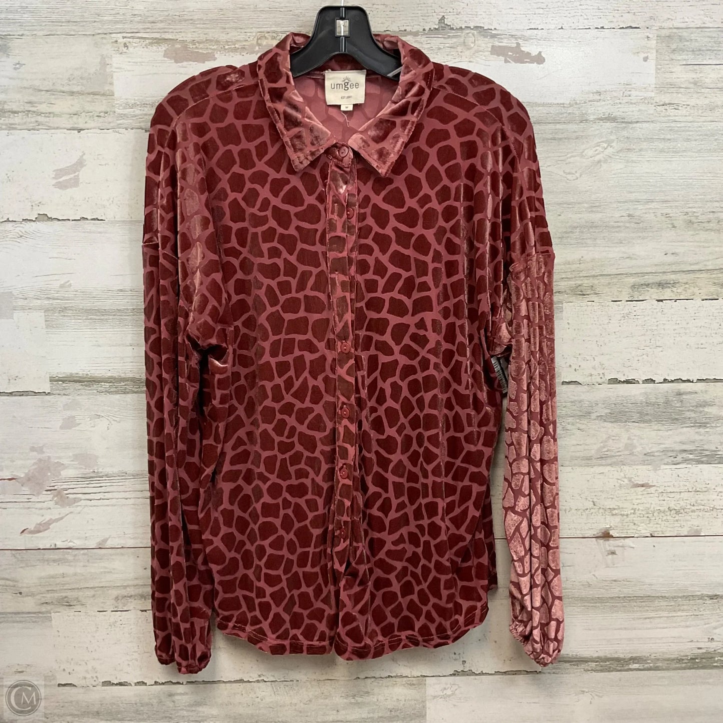 Top Long Sleeve By Umgee In Pink, Size: M