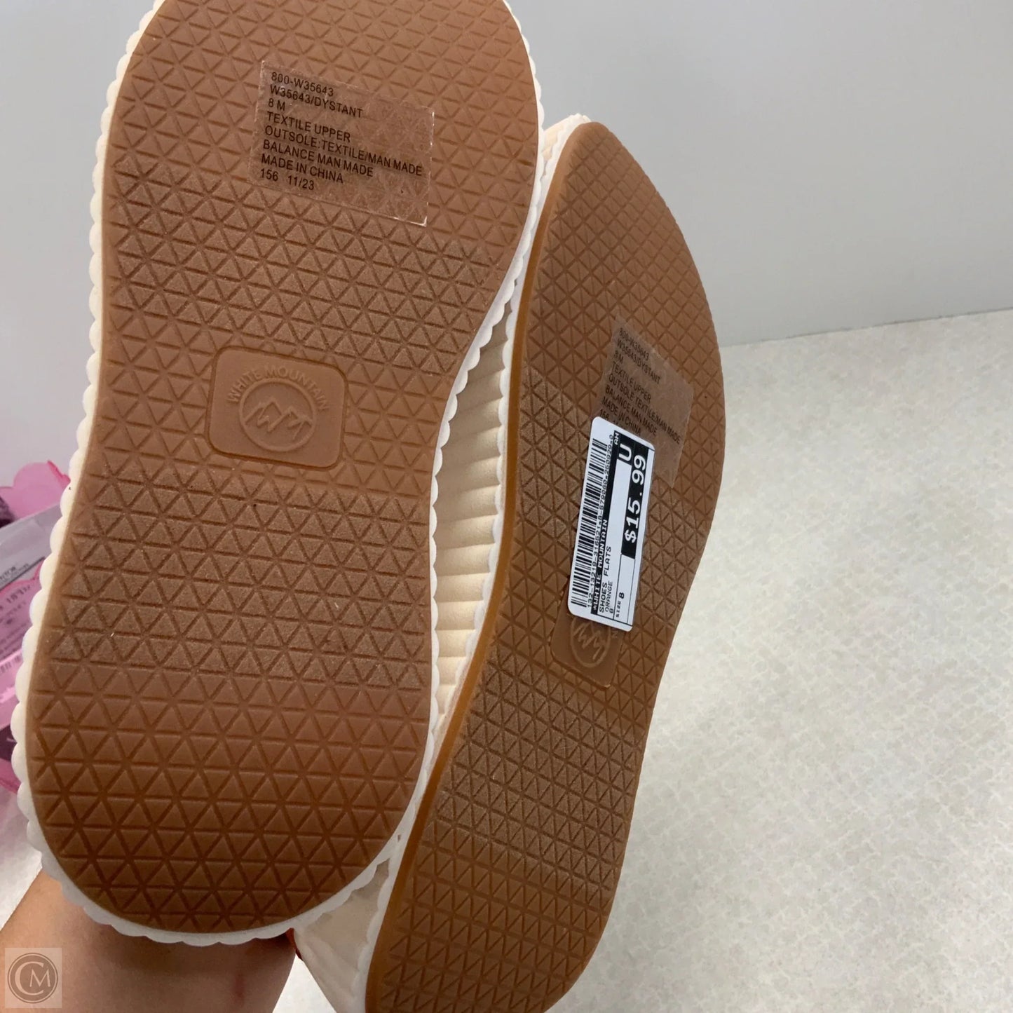 Shoes Flats By White Mountain In Orange, Size: 8