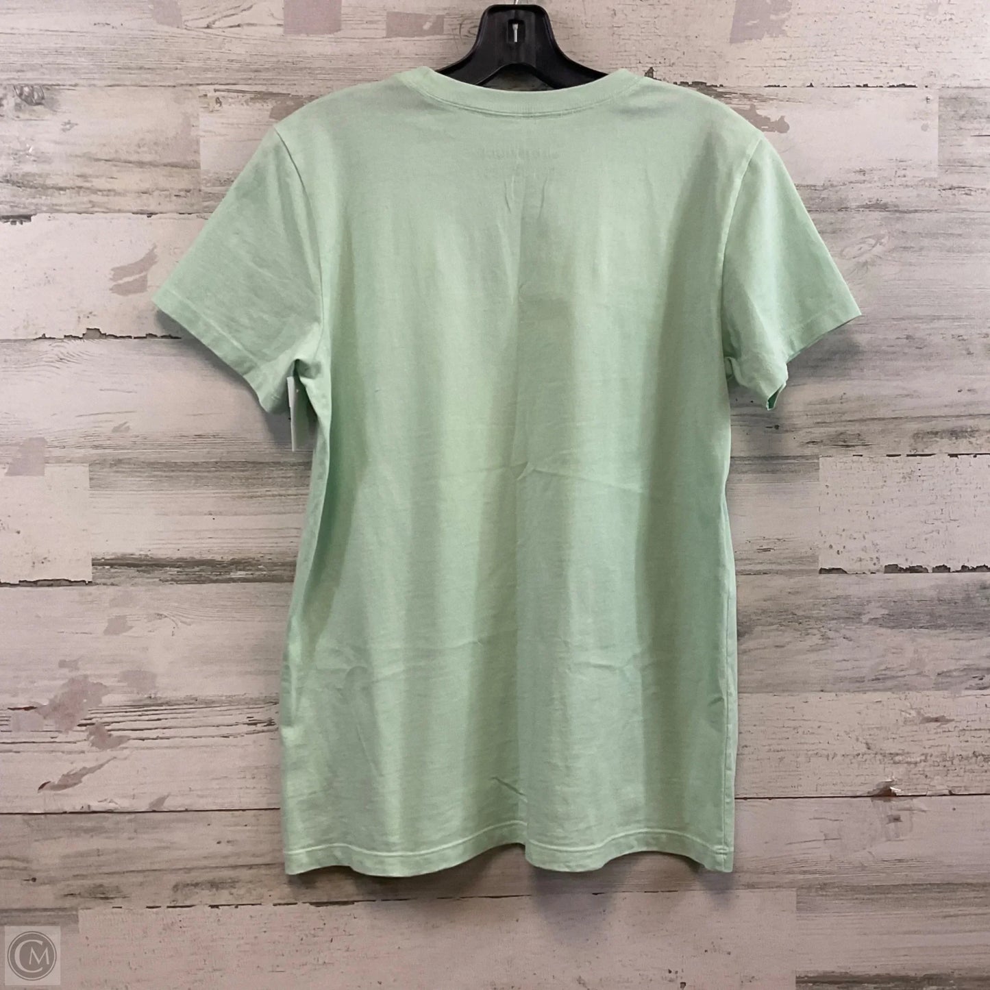 Top Short Sleeve By Life Is Good In Green, Size: M