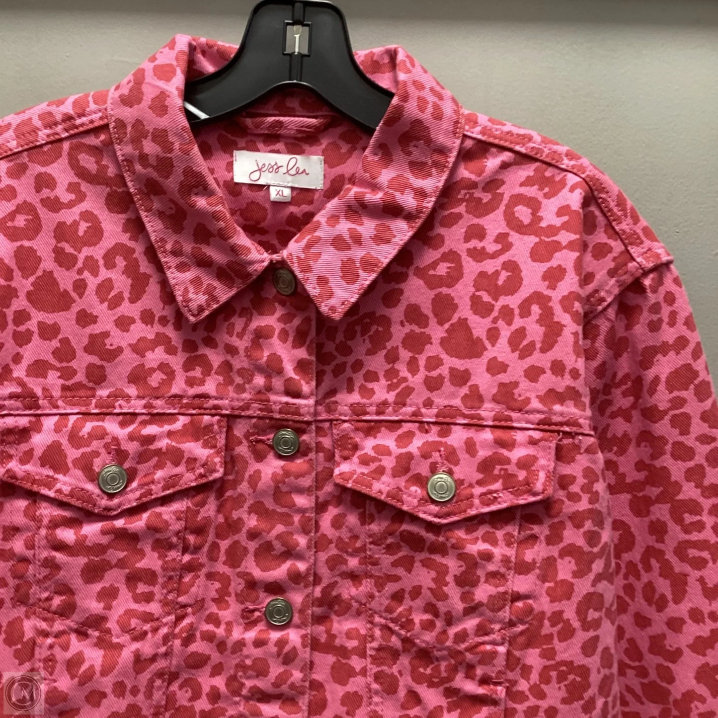 Jacket Denim By Jess Lea In Pink, Size: Xl