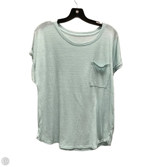 Top Short Sleeve Basic By A New Day In Green, Size: L