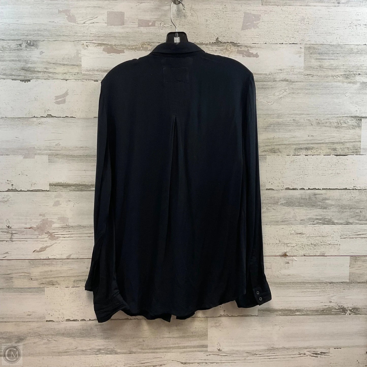 Blouse Long Sleeve By Pistola In Black, Size: L