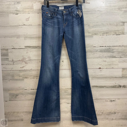 Jeans Boot Cut By Hudson In Blue Denim, Size: 2