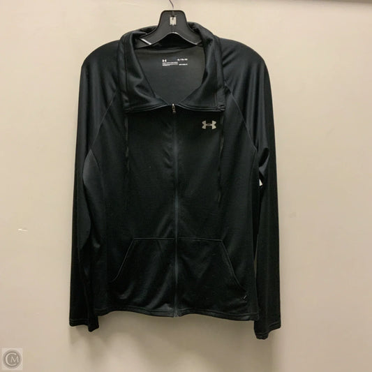 Athletic Jacket By Under Armour In Black, Size: Xl