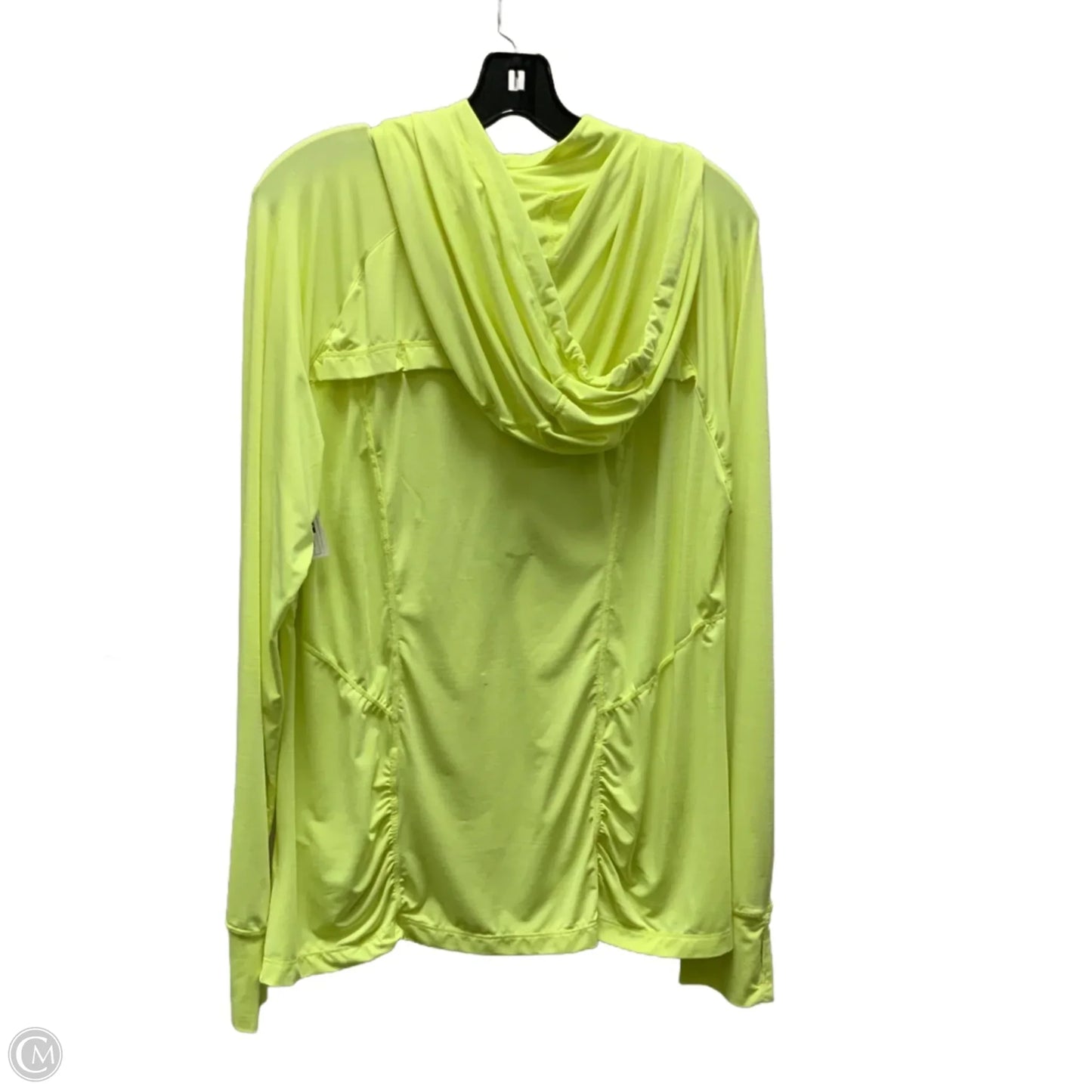 Athletic Jacket By Tangerine In Yellow, Size: Xxl