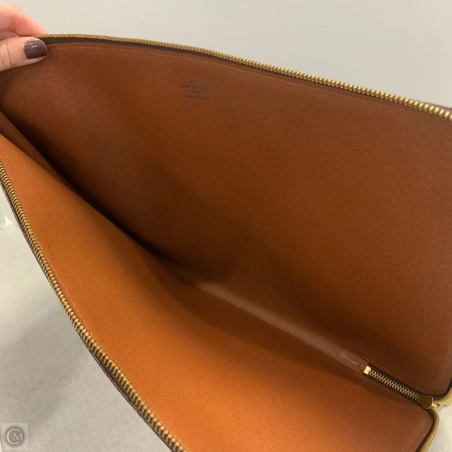 Laptop Sleeve Luxury Designer By Louis Vuitton, Size: Large