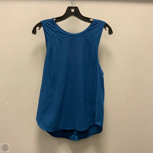 Athletic Tank Top By Lululemon In Blue, Size: M