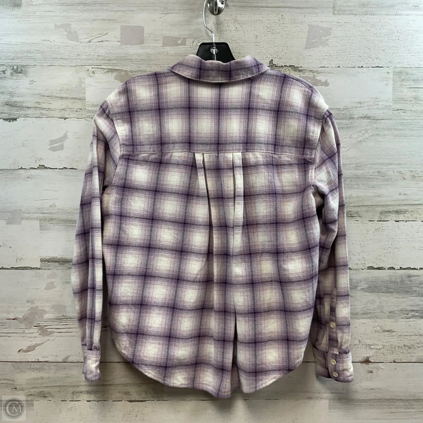 Top Long Sleeve By Madewell In Purple, Size: S