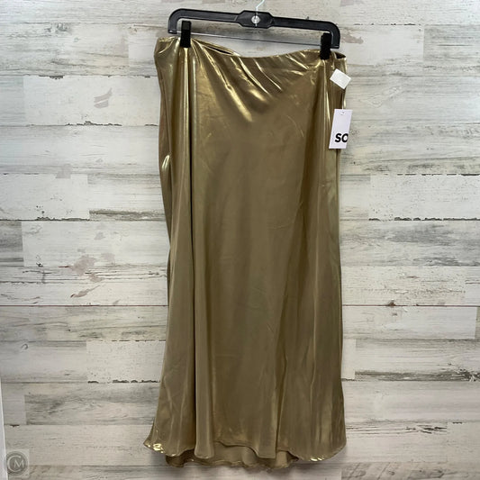 Skirt Midi By So In Gold, Size: Xl