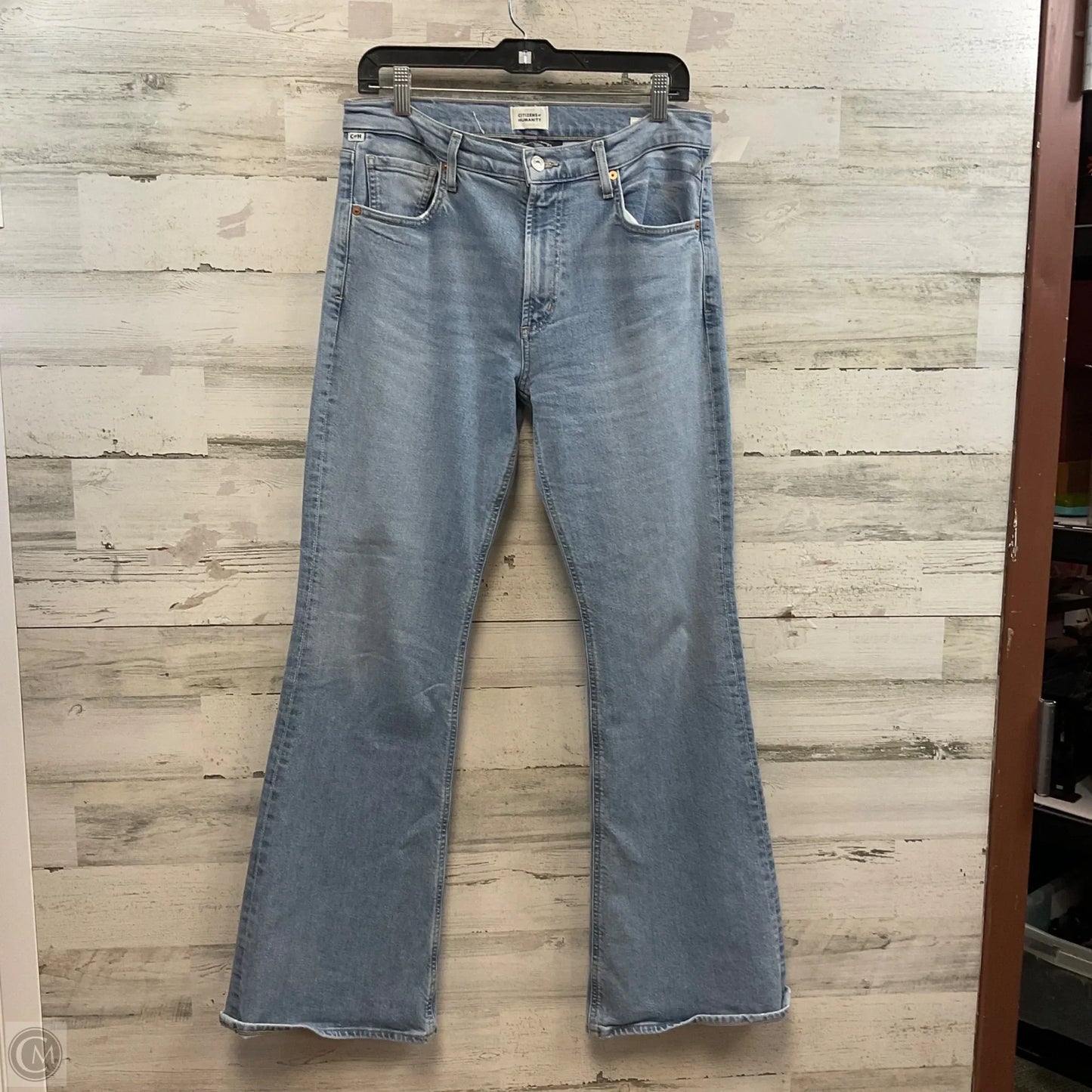 Jeans Wide Leg By Citizens Of Humanity In Blue Denim, Size: 6