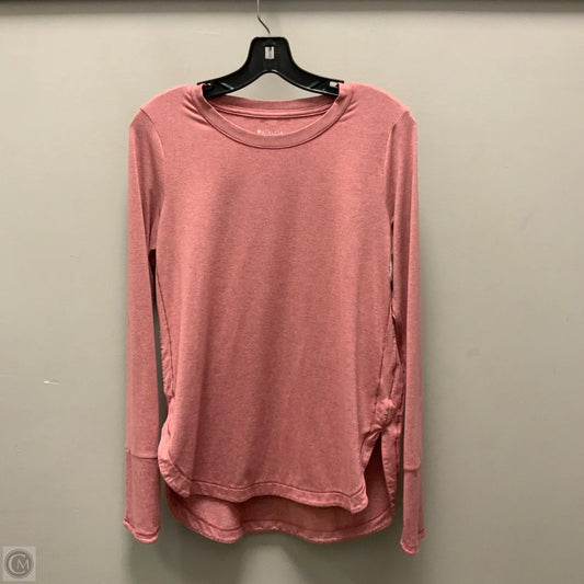 Athletic Top Long Sleeve Crewneck By Athleta In Red, Size: S
