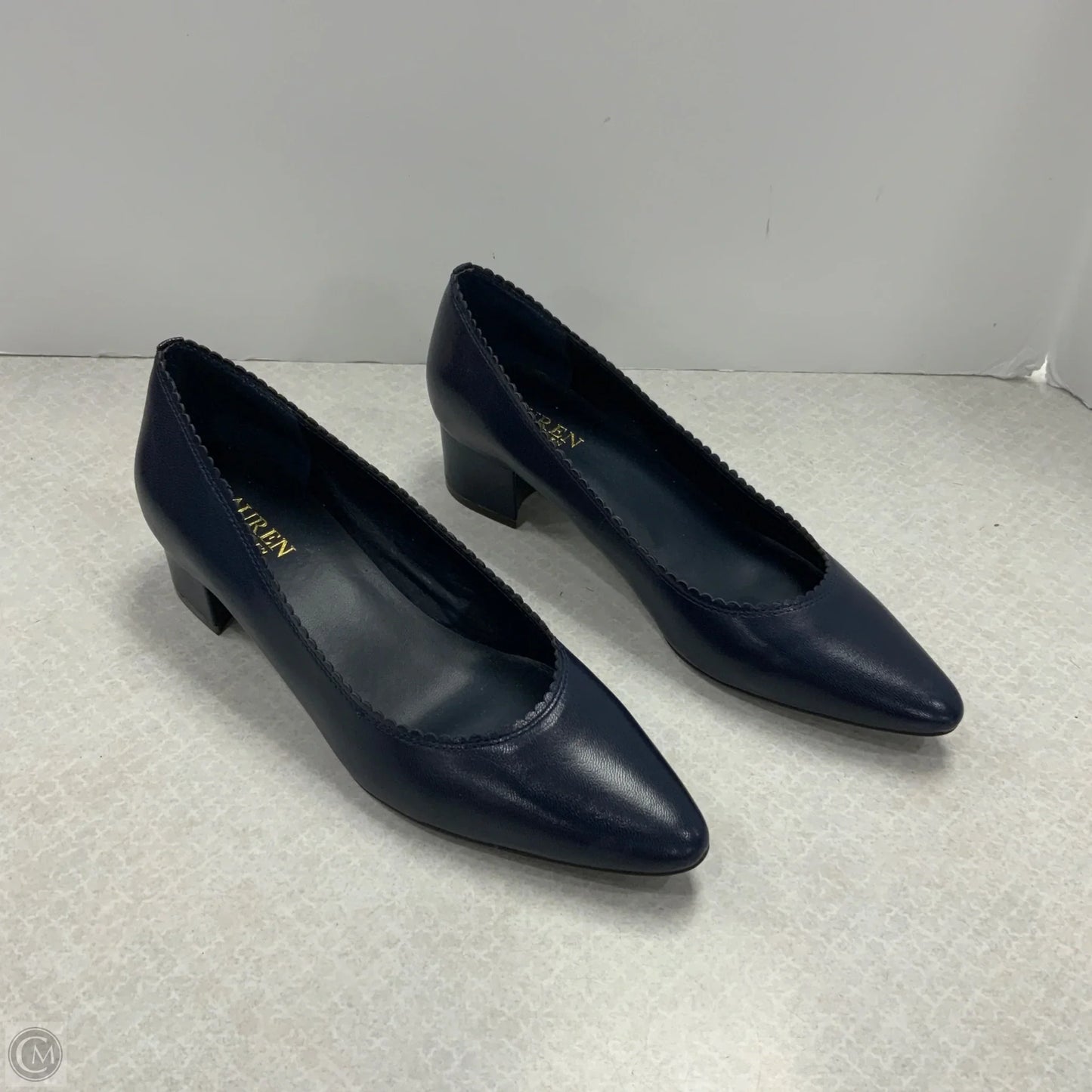 Shoes Heels Block By Lauren By Ralph Lauren In Blue, Size: 8.5