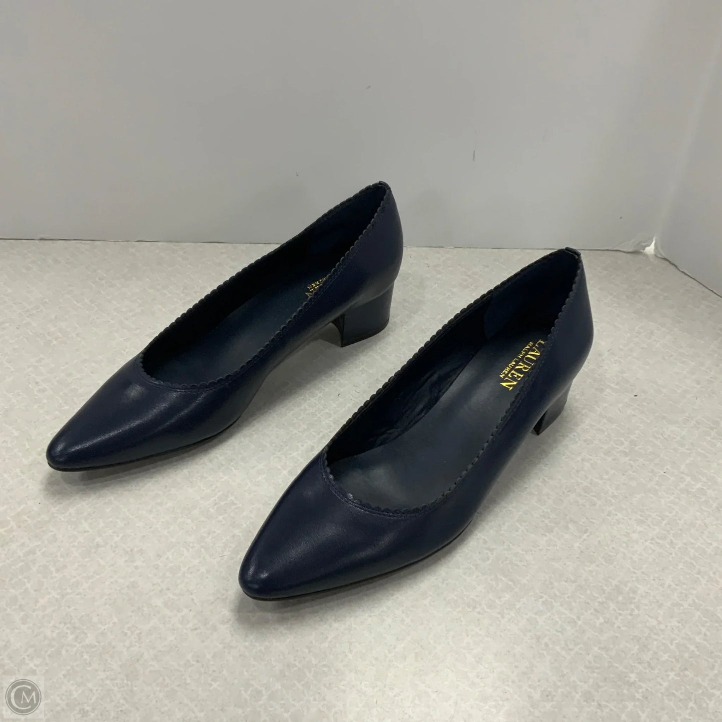 Shoes Heels Block By Lauren By Ralph Lauren In Blue, Size: 8.5