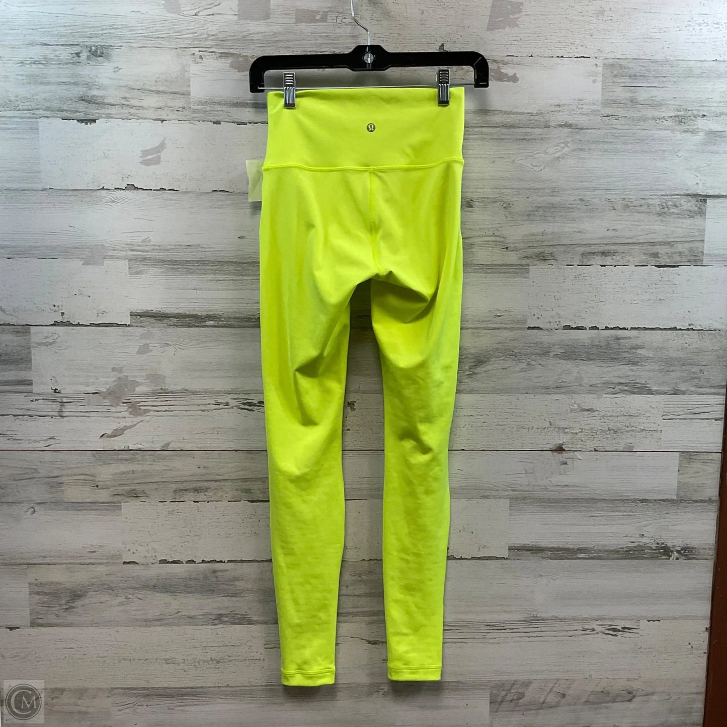 Athletic Leggings By Lululemon In Yellow, Size: 4
