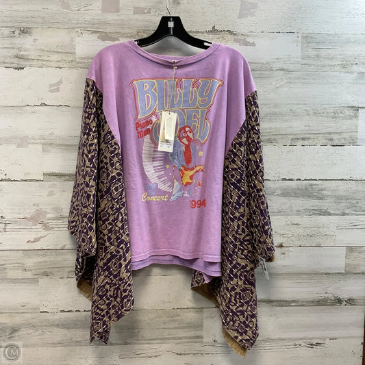 Top Short Sleeve By Blue Velvet In Purple, Size: S