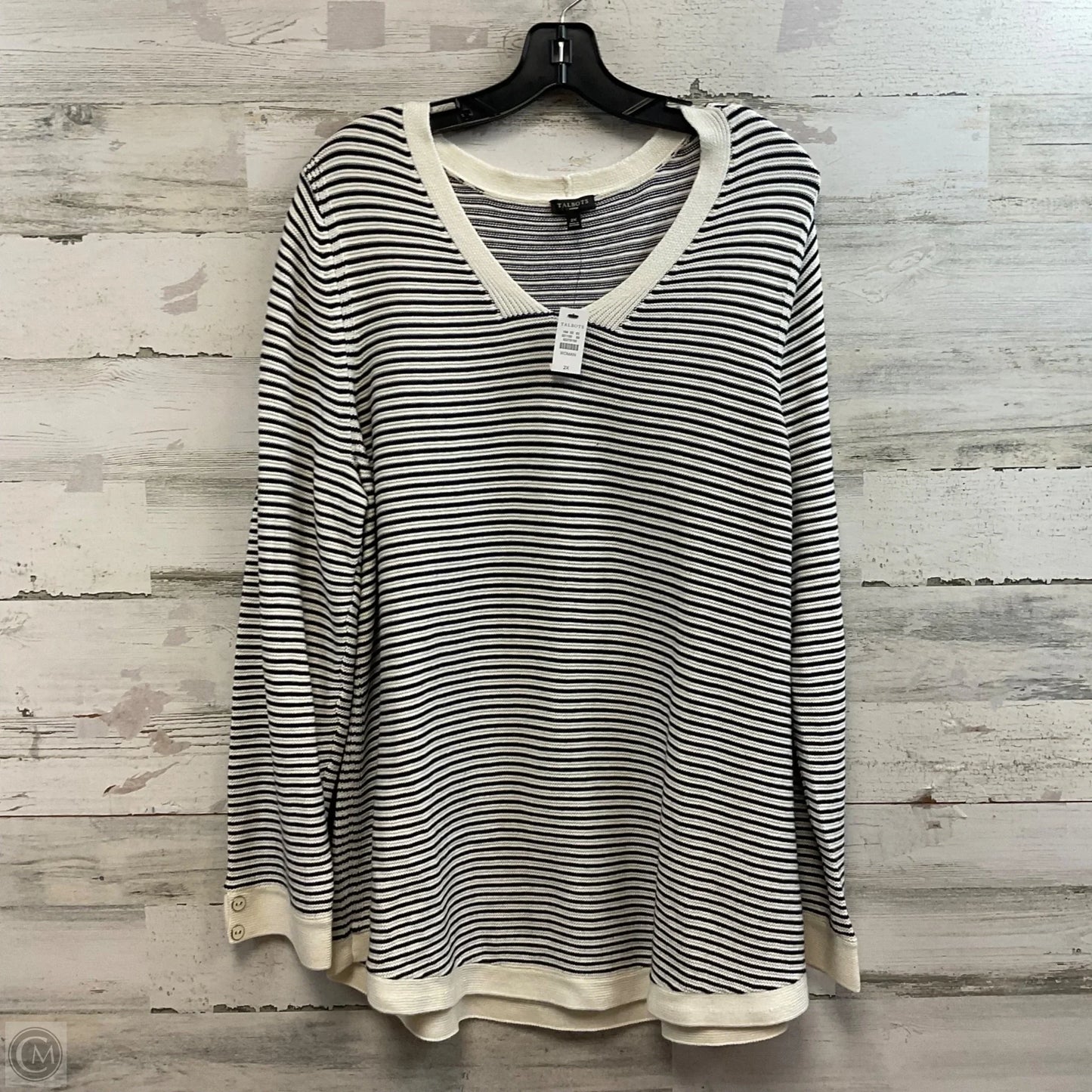 Sweater By Talbots In Black, Size: 2x