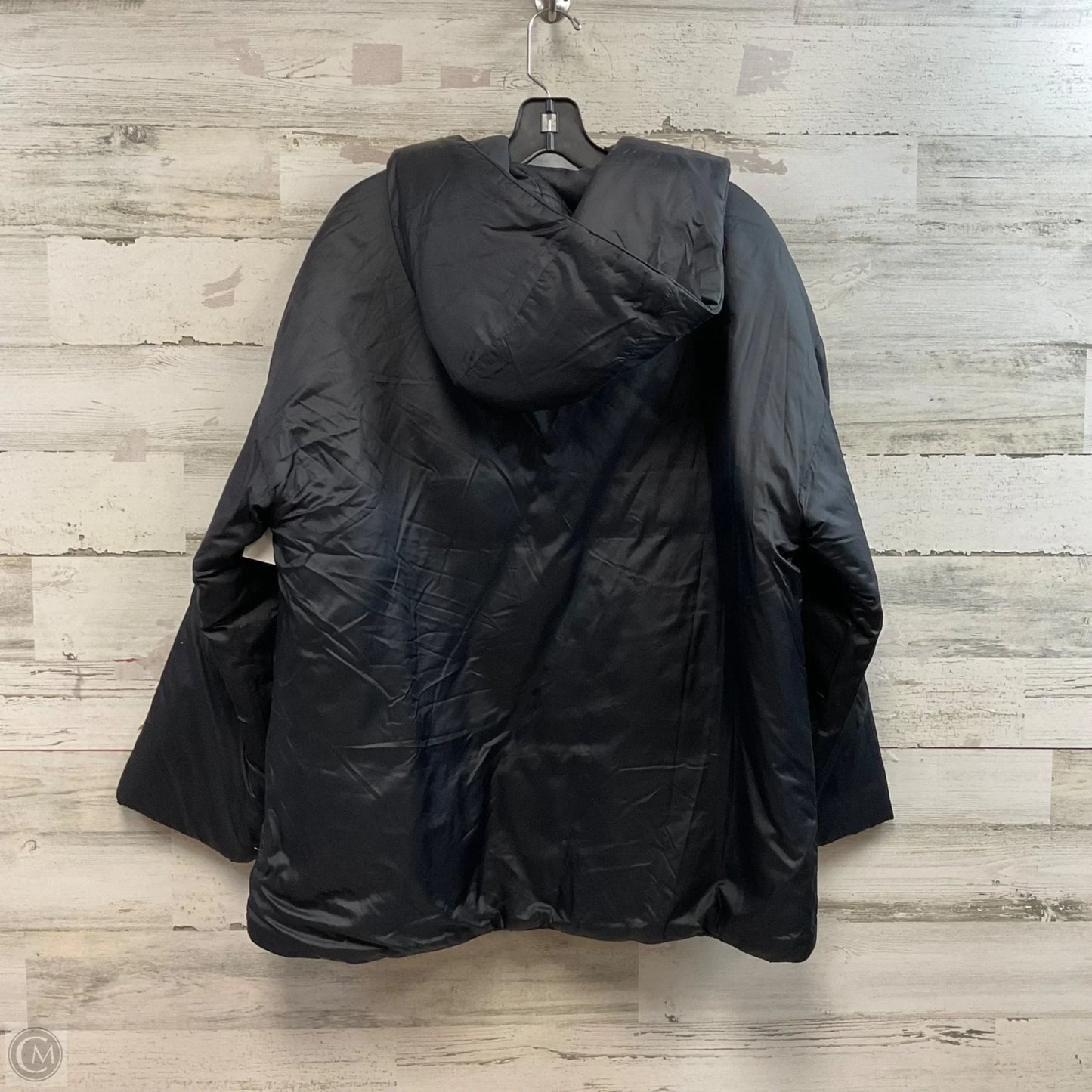 Coat Puffer & Quilted By Eileen Fisher In Black, Size: S