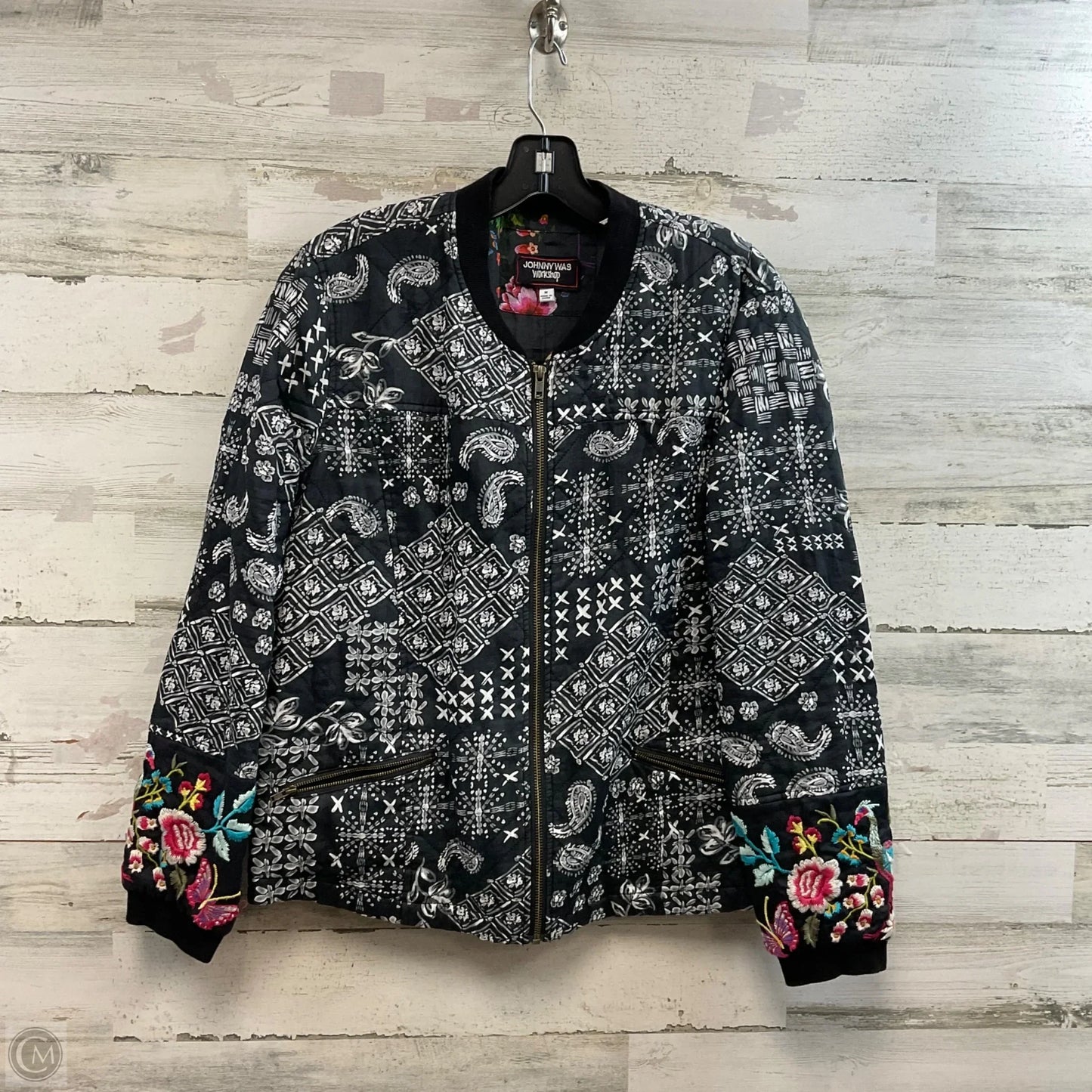 Jacket Other By Johnny Was In Black, Size: M