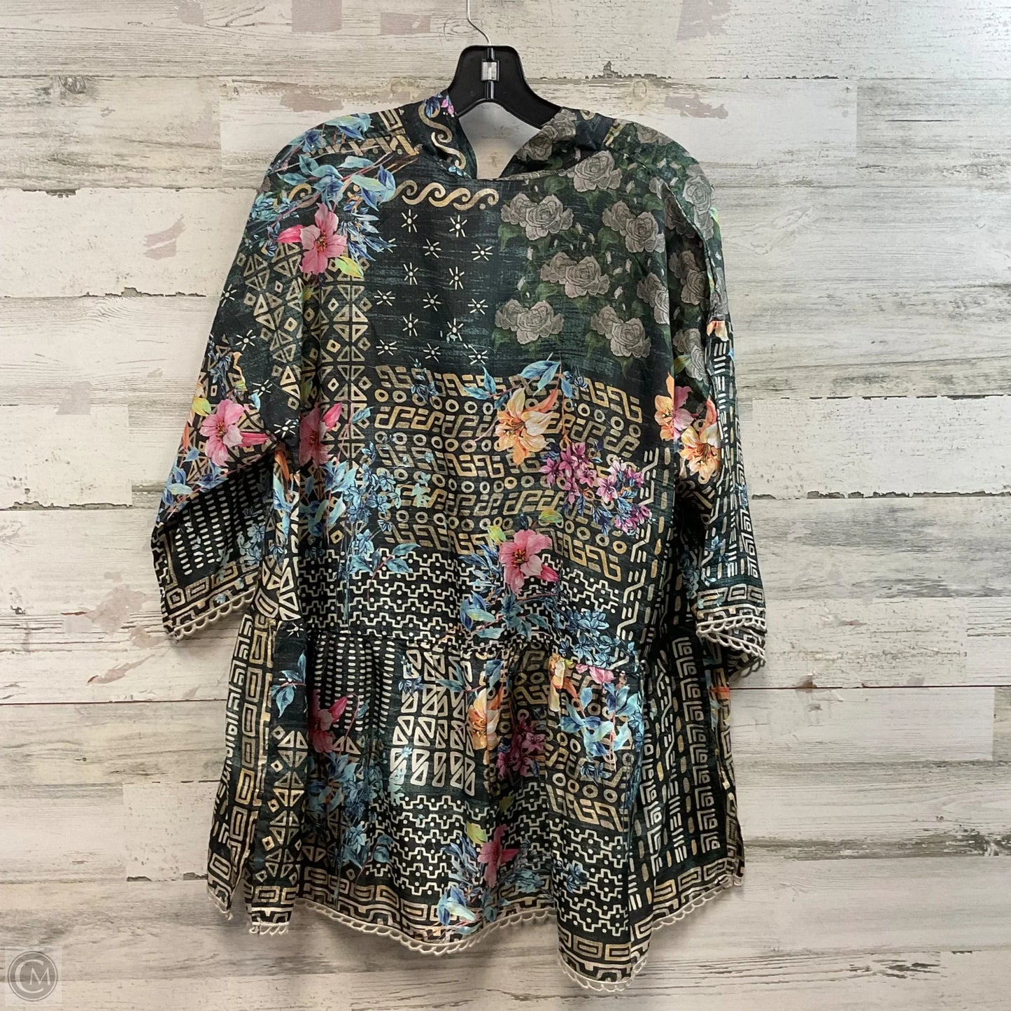 Cardigan By Johnny Was In Grey, Size: M