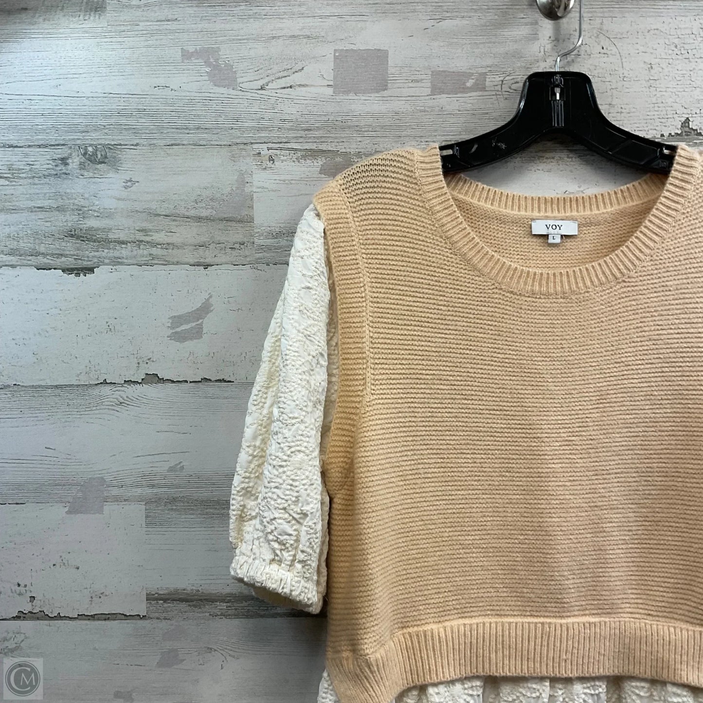 Dress Casual Short By Voy In Cream, Size: L