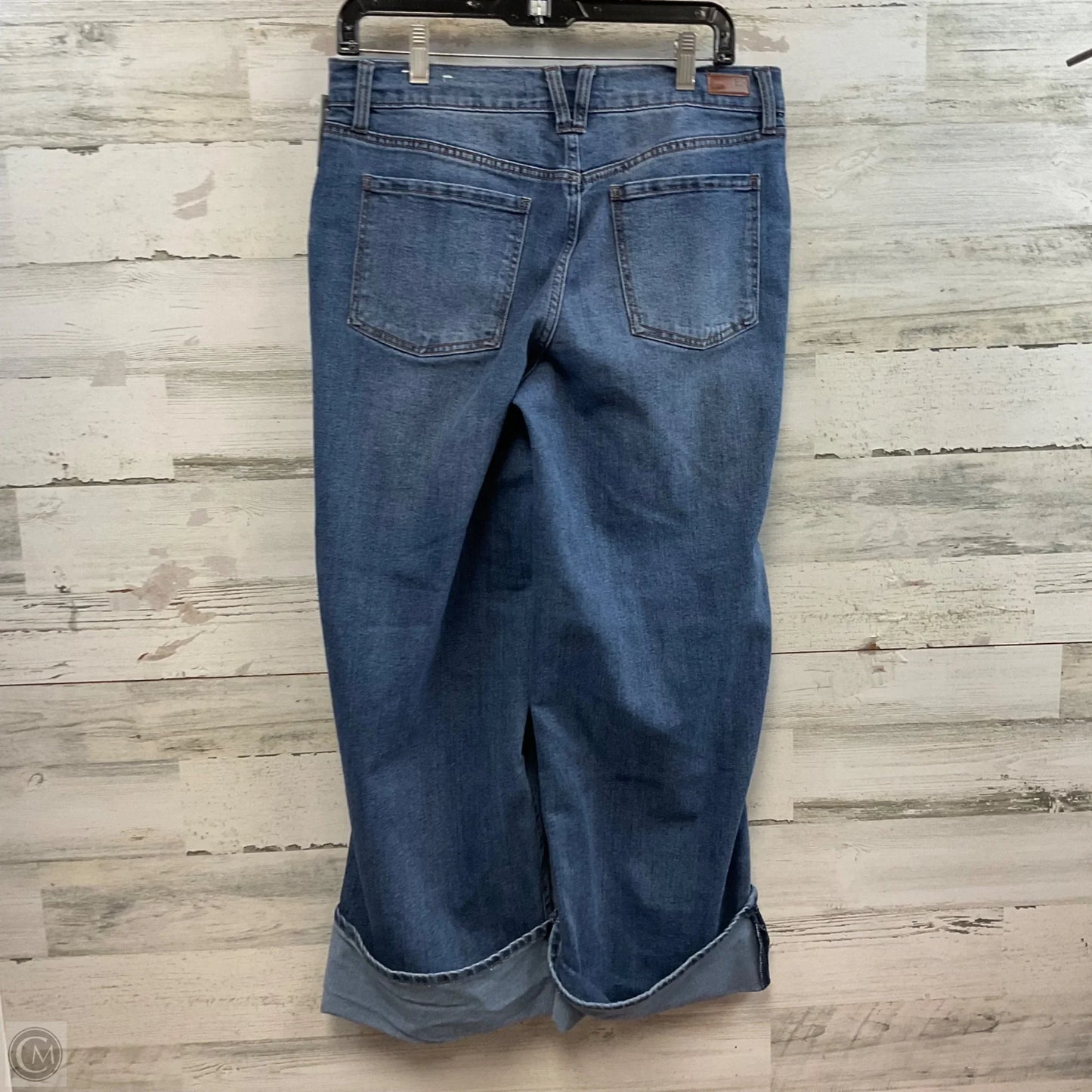 Jeans Wide Leg By BLUE REVIVAL In Blue Denim, Size: 10