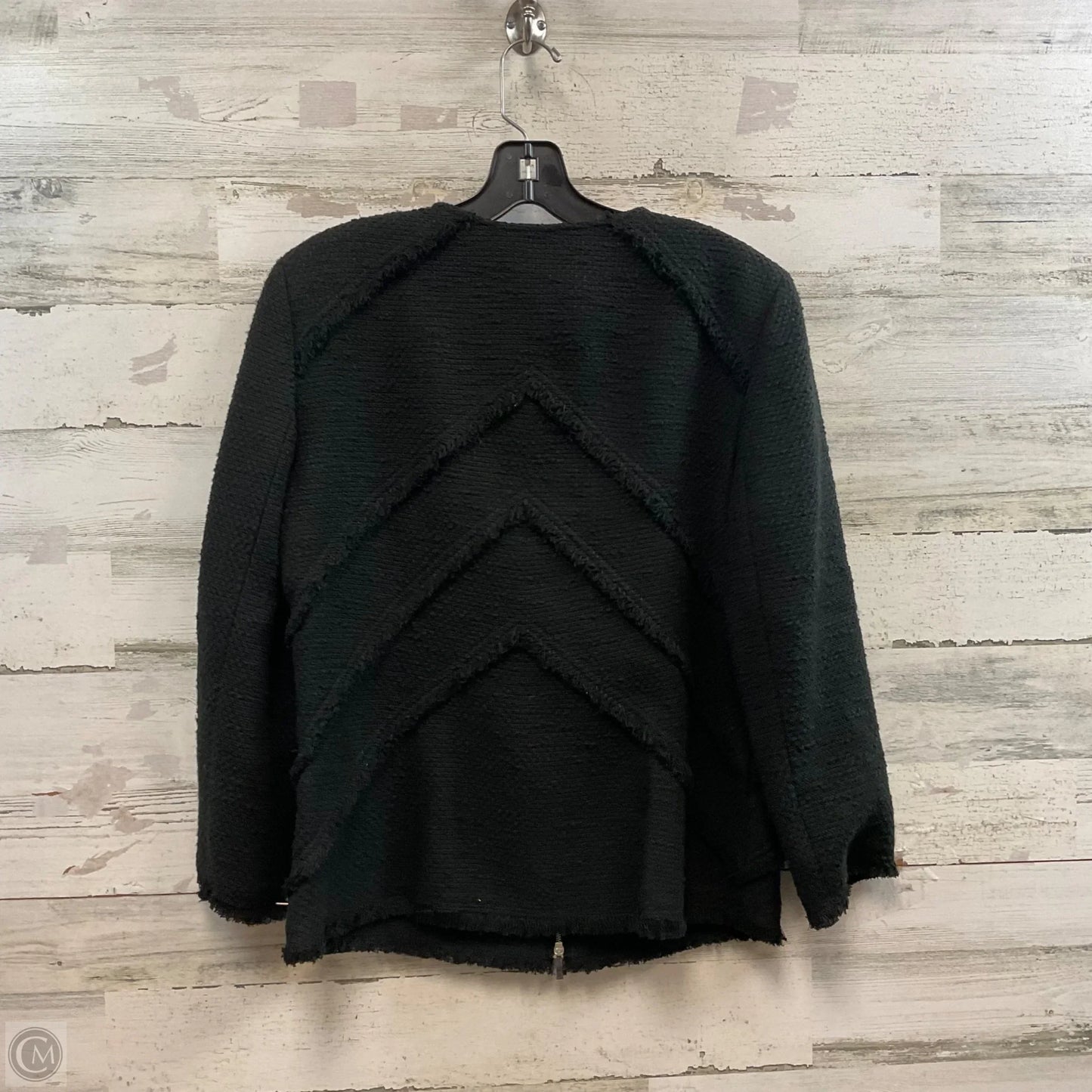 Jacket Designer By Lafayette 148 In Black, Size: 8