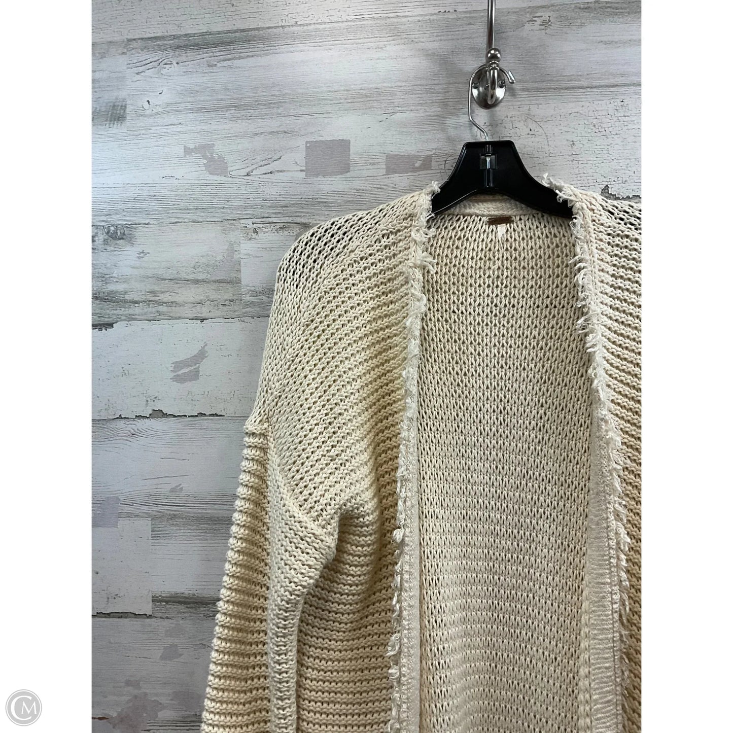 Sweater Cardigan By Free People In Cream, Size: L