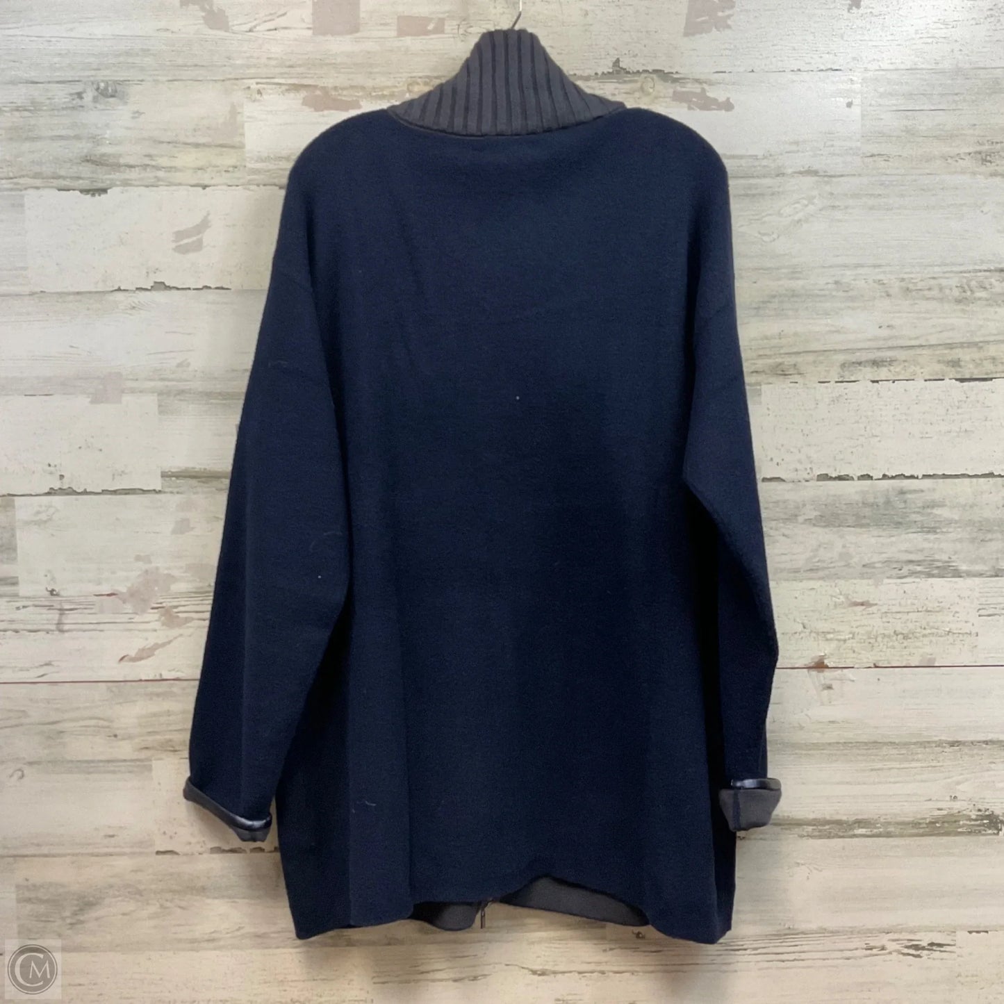 Sweater Cardigan By Lysse In Blue, Size: L